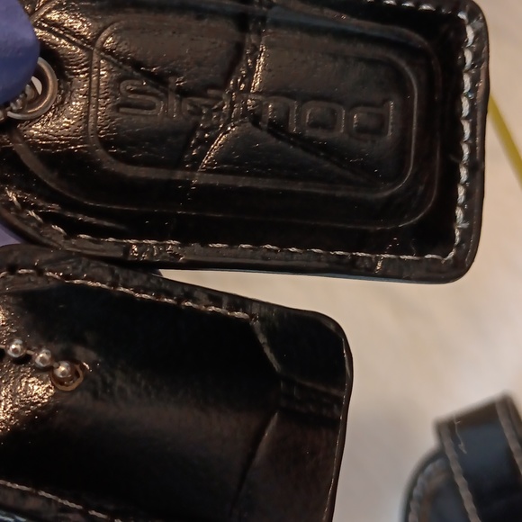 Siamod Embossed Crocc Leather Laptop Briefcase - Picture 7 of 12